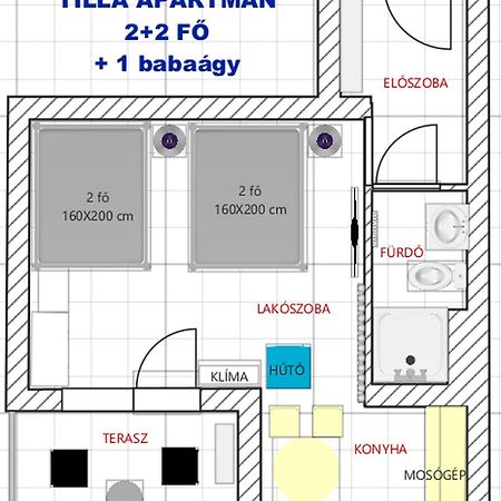 Tilla Apartman Hajdúszoboszló المظهر الخارجي الصورة