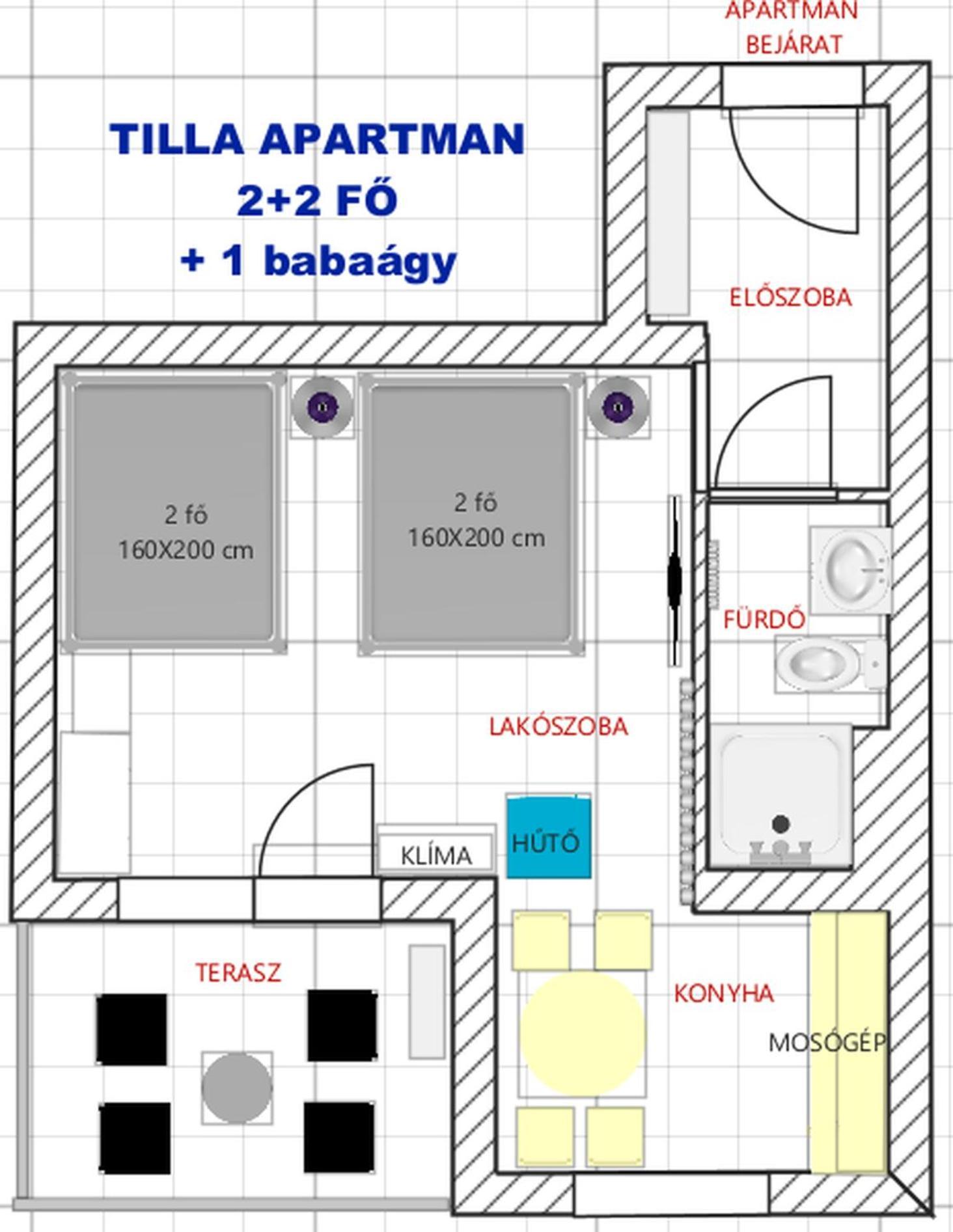 Tilla Apartman Hajdúszoboszló المظهر الخارجي الصورة